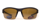 Очки поляризационные BluWater Daytona-1 Polarized (brown) коричневые в черно-серой оправе - изображение 3