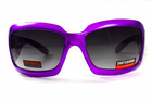 Очки солнцезащитные открытые Global Vision Passion Purple (gradient smoke) серые с градиентом - изображение 2