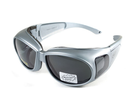 Очки защитные с уплотнителем (тактические) Global Vision Outfitter Metallic (gray) Anti-Fog, серые - изображение 1