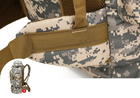Рюкзак тактический армейский дорожный для кемпинга камуфляжный серый 80 литров - изображение 12