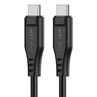 Кабель ACEFAST C3-03 Type-C to Type-C 3A, 60W, 1.2m, TPE, TPE connectors, Black