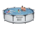 Каркасный бассейн Bestway Max 4678 л 305х76 см с подстаканниками Серый (IP-168933)