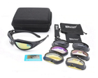 Тактические очки DAISY С5 с поляризацией, 4 комплекта сменных линз - изображение 4