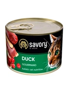 Вологий корм Savory для котів з качкою 200 г