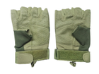 Тактические перчатки BlackHawk беспалые олива размер XL - изображение 3