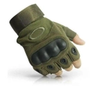 Перчатки тактические Primo Military беспалые, размер L - Army Green Primo зеленый - изображение 3