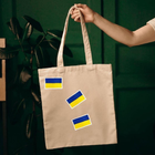 Шеврон в виде флага Украины резиновый на липучке 4х7 см. PRAPOR (желто-голубой) - изображение 7