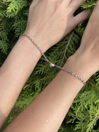 Парные браслеты с магнитом сердечком на якорной цепочке от продавца:Счастливый Случай – в интернет-магазине ROZETKA
