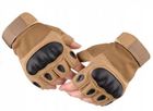 Тактические перчатки Combat с усиленным протектором - изображение 1