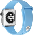Ремешок UWatch Silicone Strap for Apple Watch 42/44 mm Blue