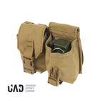 Подсумок военный двойной для гранат UADefence Койот - изображение 2