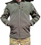 Тактична чоловіча куртка Куртка Softshell Combat , Олива XL - зображення 1
