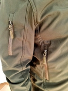 Тактическая мужская куртка Куртка Softshell Combat, Олива M - изображение 5