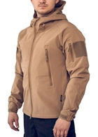 Тактична чоловіча куртка Куртка Texar Softshell, койот XXL - зображення 1