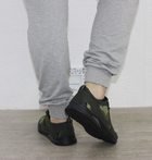Чоловічі кросівки зі вставкою з плащової тканини BFL 41 26.7см зелений - зображення 3