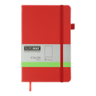 Книга записна Buromax Etalon 125х195мм 96 аркушів чистый блок обкладинка зі штучної шкіри червоний (BM.291060-05)