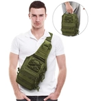 Тактическая сумка-рюкзак monostrap Cin fabric oliv - изображение 4