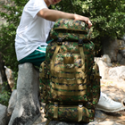 Тактический камуфляжный рюкзак Molle 80 л - изображение 6