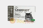 Капли противопаразитарные Селафорт для кошек весом 7,6 – 10кг (1 пипетка)