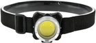 Ліхтар налобний Quantum QM-FL4010 Lucky LED COB + Micro USB Чорний (світло: біле/червоне) (9345916106721)