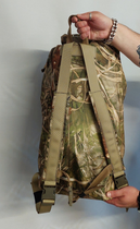 Баул-рюкзак регульований об'єм до 100 літрів колір очерет - изображение 3