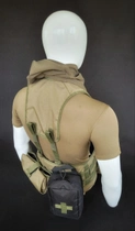 Пояс тактический с плечевыми ремнями (військово тактичне розвантаження РПС ремінно плечова система) олива хакі - изображение 5