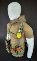 Пояс тактический с плечевыми ремнями (військово тактичне розвантаження РПС ремінно плечова система) олива хакі - изображение 7