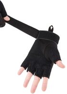 Перчатки тактические Primo Killork беспалые, размер L - Black Primo черный - изображение 3