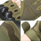 Перчатки тактические Primo Killork беспалые, размер L - Army Green Primo зеленый - изображение 3