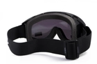 Защитные очки маска Global Vision Windshield Smoke AF серые (можно докупить другие цвета линз) - изображение 2