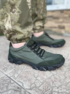 Кросівки чоловічі тактичні літні сітка ЗСУ (ЗСУ) 6995 44 р 28,5 см зелені - зображення 3