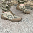 Кроссовки мужские тактические летние сетка Пиксель ВСУ (ЗСУ) 6848 43 р 28 см зеленые - изображение 3