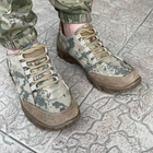 Кросівки чоловічі тактичні літні сітка Піксель ВСУ (ЗСУ) 6848 43 р 28 см зелені - зображення 6