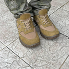 Кросівки чоловічі тактичні літні сітка ЗСУ (ЗСУ) 7105 44 р 28,5 см коричневі - зображення 5