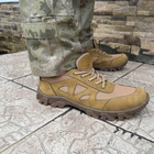 Кросівки чоловічі тактичні літні сітка ЗСУ (ЗСУ) 7101 40 р 26 см коричневі - зображення 3