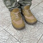 Кроссовки мужские тактические летние сетка ВСУ (ЗСУ) 7101 40 р 26 см коричневые - изображение 5