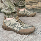 Кросівки чоловічі тактичні літні сітка Піксель ЗСУ 6845 40 р 26 см зелені - зображення 9