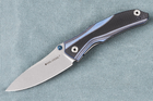 Карманный нож Real Steel E802 horus black/blue-7432 (E802-horusbl/blue-7432) - зображення 4