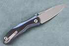 Карманный нож Real Steel E802 horus black/blue-7432 (E802-horusbl/blue-7432) - изображение 12