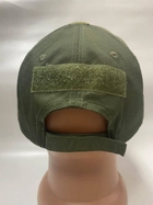 Военная тактическая бейсболка кепка Olive One size - изображение 3