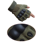 Тактические перчатки Олива, размер M - изображение 4