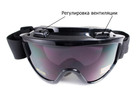 Захисні тактичні маска окуляри Global Vision Wind-Shield (gray) Anti-Fog, сірі - зображення 4