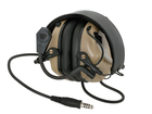Тактичні навушники EARMOR M32 Coyote - зображення 1