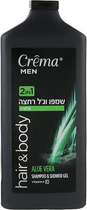 Гель для душа для мужчин "Алоэ Вера" - Crema Men Shampoo and Shower Gel 700ml (243277-28351)