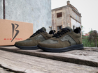 Тактические летние камуфляжные кроссовки под форму для ЗСУ олива 44 29 см (11110814) - изображение 4