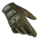 Рукавички тактичні RUIN HAWK у стилі мілітарі зелений L 03220 - зображення 1
