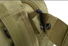 Рюкзак тактичний армійський зелений хакі 56 літрів + сумочки - зображення 14