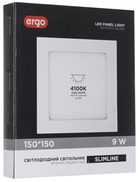 Стельова лампа Ergo STD SL 9W 220V 4100K Нейтральний білий