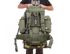 Рюкзак з дощовиком Pentagon Deos 65л Olive (МВ-00097) - зображення 4