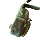 Рюкзак тактический через плечо олива - изображение 5